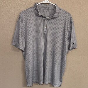Kenneth Cole Patterned Polo Shirt